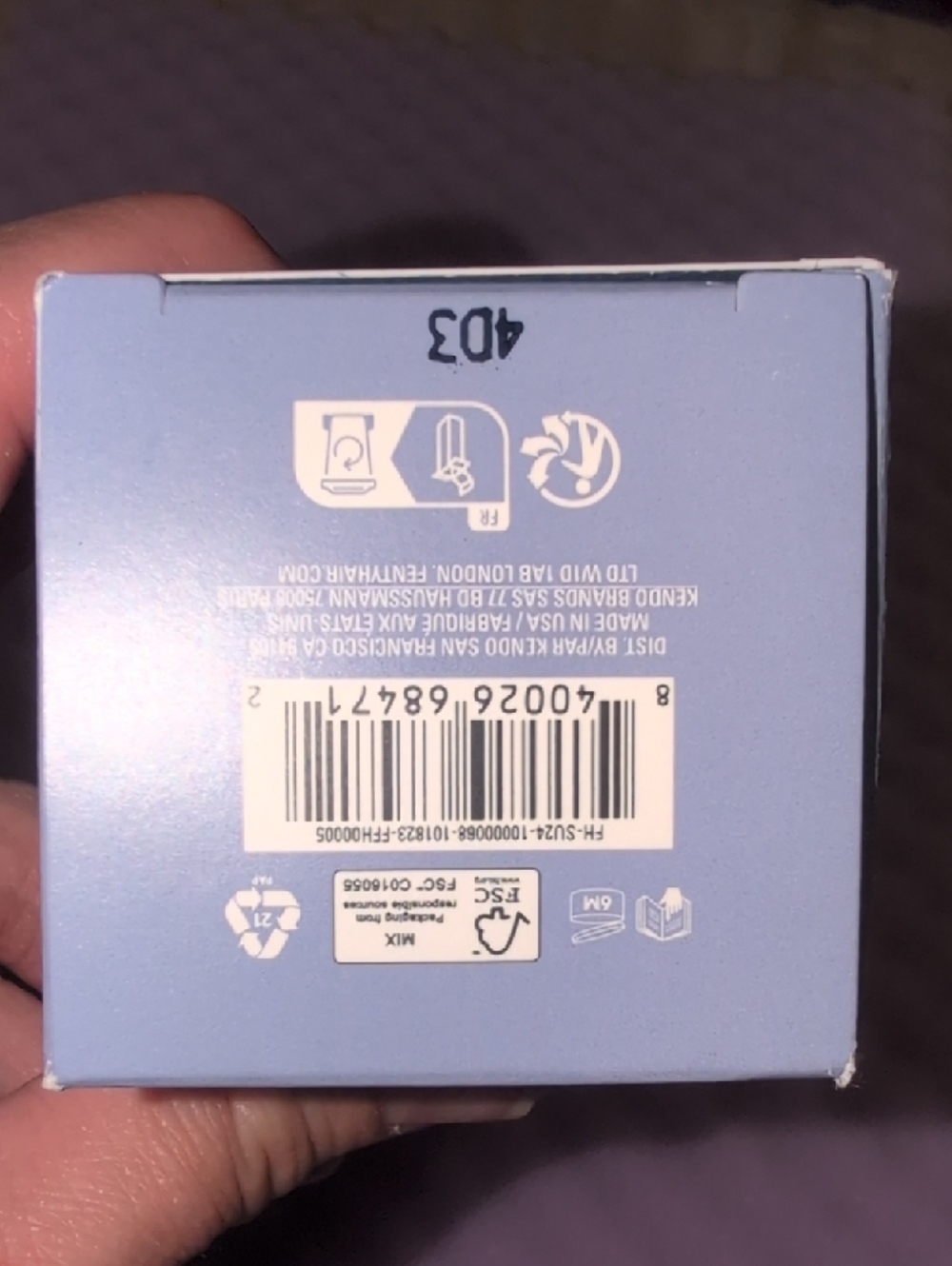 Fenty Hair NWT The Comeback Kid Instant Damage Repair Treatment NIB NEW IN BOX - Picture 9 of 13